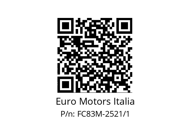   Euro Motors Italia FC83M-2521/1