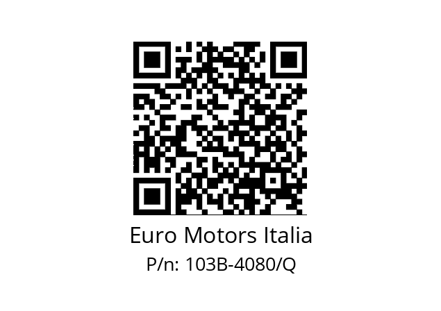   Euro Motors Italia 103B-4080/Q