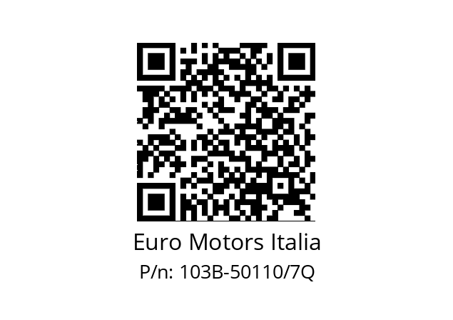   Euro Motors Italia 103B-50110/7Q