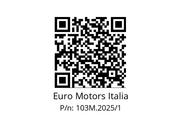   Euro Motors Italia 103M.2025/1