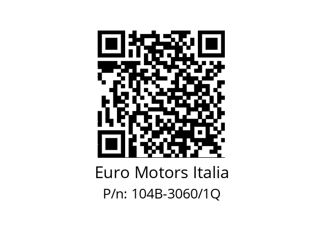   Euro Motors Italia 104B-3060/1Q