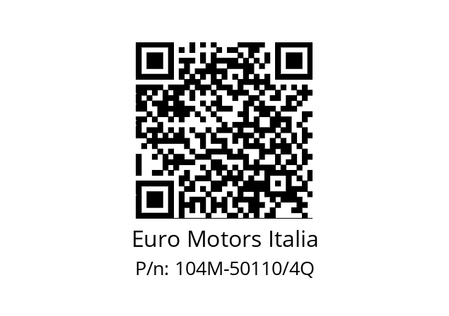   Euro Motors Italia 104M-50110/4Q