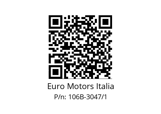   Euro Motors Italia 106B-3047/1