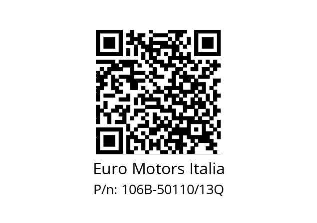   Euro Motors Italia 106B-50110/13Q