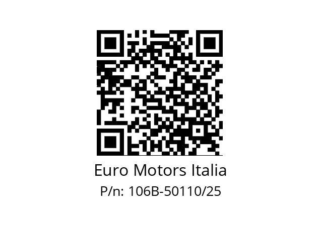   Euro Motors Italia 106B-50110/25