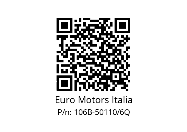   Euro Motors Italia 106B-50110/6Q