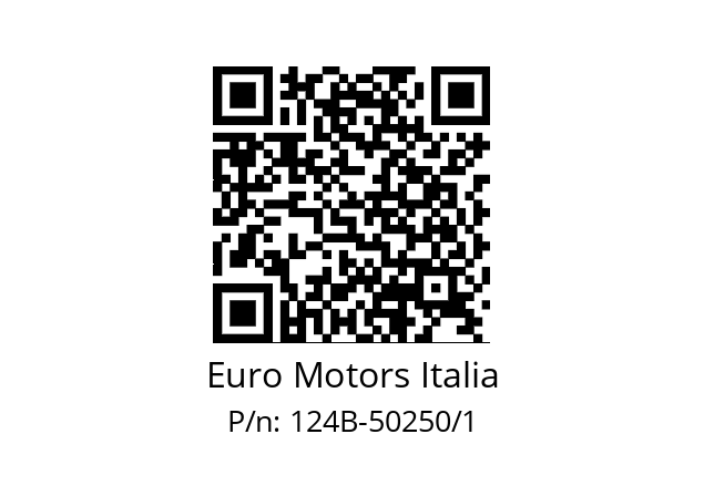   Euro Motors Italia 124B-50250/1