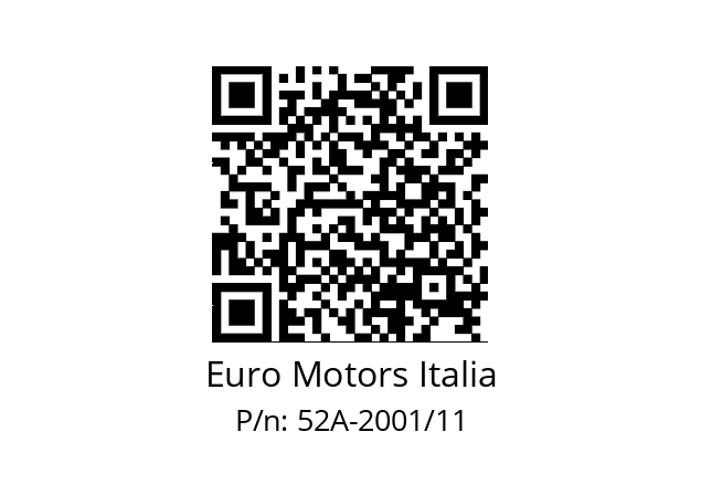   Euro Motors Italia 52A-2001/11