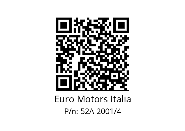   Euro Motors Italia 52A-2001/4