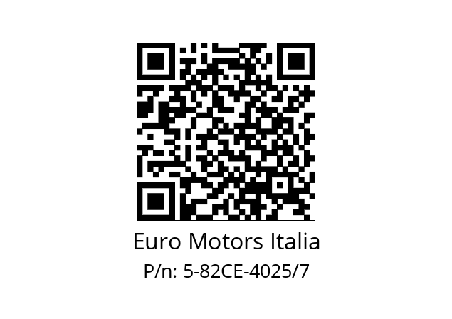   Euro Motors Italia 5-82CE-4025/7