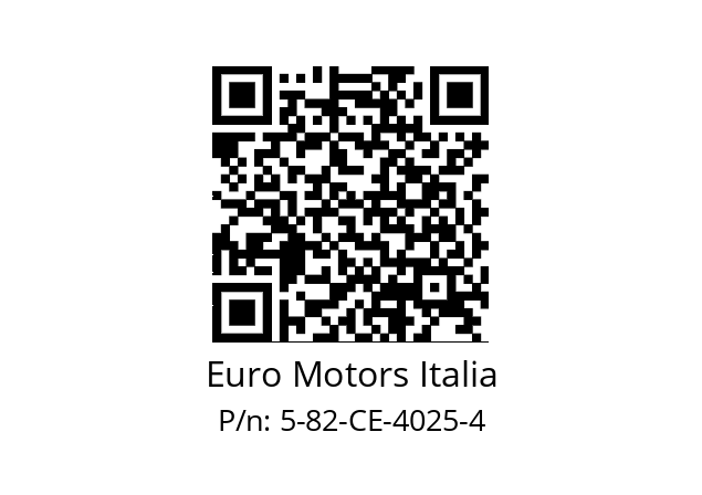   Euro Motors Italia 5-82-CE-4025-4