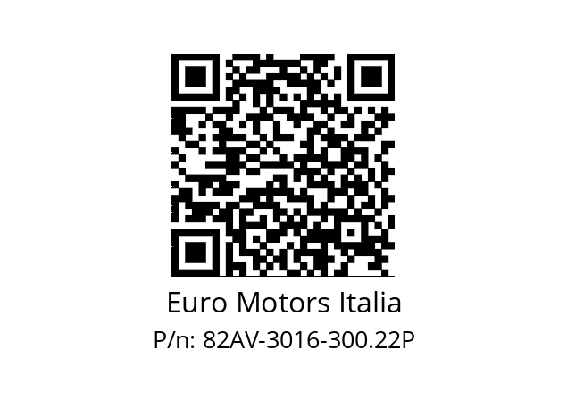   Euro Motors Italia 82AV-3016-300.22P