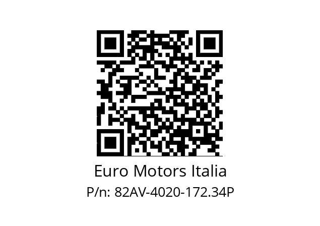   Euro Motors Italia 82AV-4020-172.34P