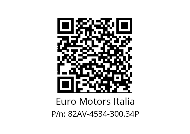   Euro Motors Italia 82AV-4534-300.34P