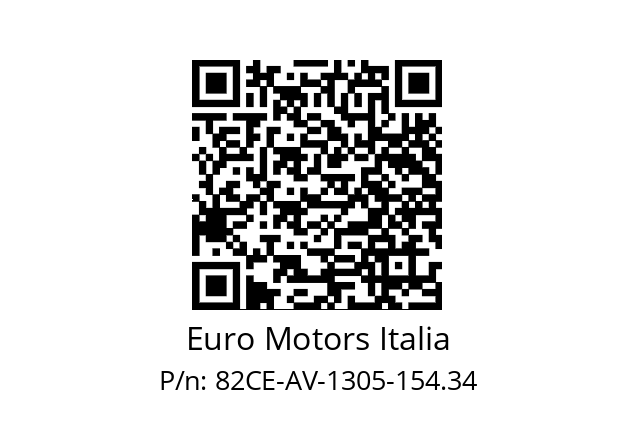   Euro Motors Italia 82CE-AV-1305-154.34