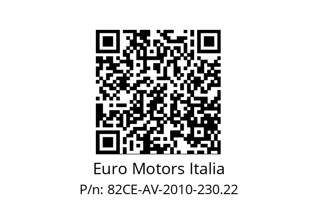   Euro Motors Italia 82CE-AV-2010-230.22