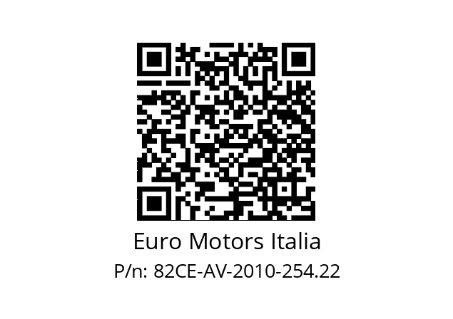   Euro Motors Italia 82CE-AV-2010-254.22