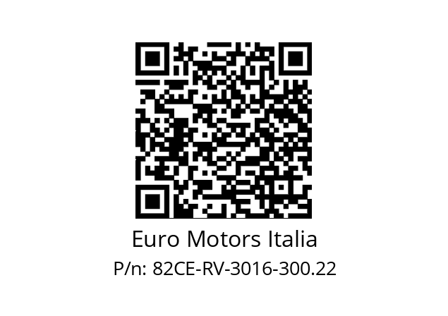   Euro Motors Italia 82CE-RV-3016-300.22