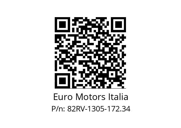   Euro Motors Italia 82RV-1305-172.34