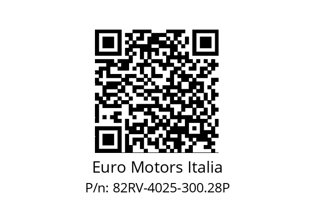   Euro Motors Italia 82RV-4025-300.28P