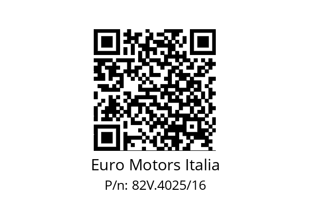   Euro Motors Italia 82V.4025/16