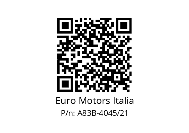   Euro Motors Italia A83B-4045/21