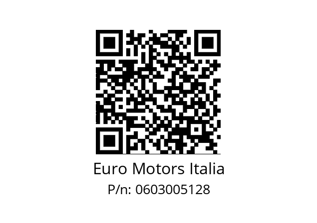   Euro Motors Italia 0603005128