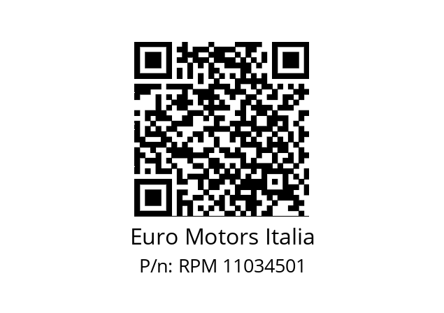   Euro Motors Italia RPM 11034501