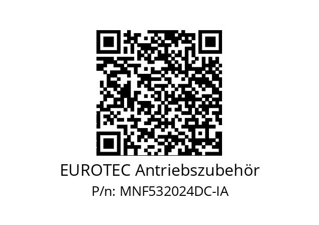   EUROTEC Antriebszubehör MNF532024DC-IA