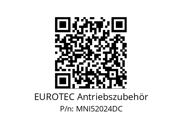   EUROTEC Antriebszubehör MNI52024DC