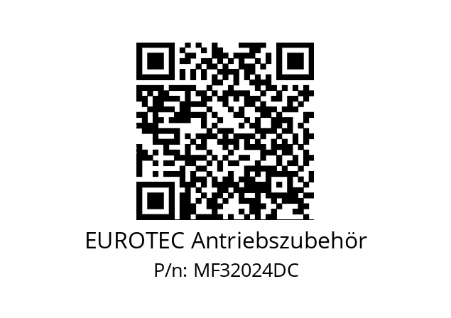   EUROTEC Antriebszubehör MF32024DC