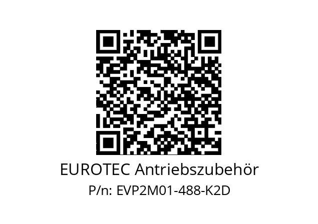   EUROTEC Antriebszubehör EVP2M01-488-K2D