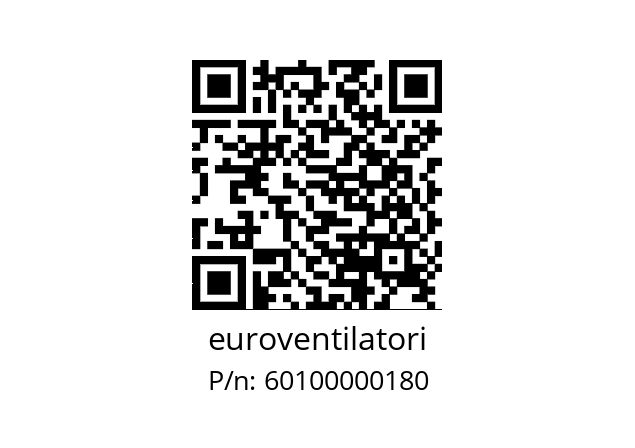   euroventilatori 60100000180