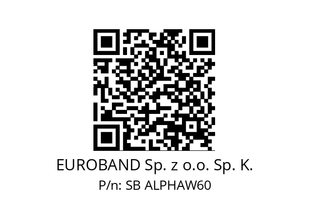   EUROBAND Sp. z o.o. Sp. K. SB ALPHAW60