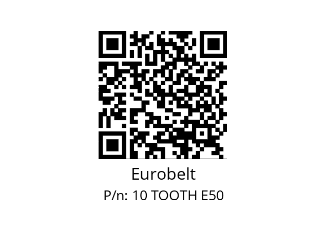   Eurobelt 10 TOOTH E50