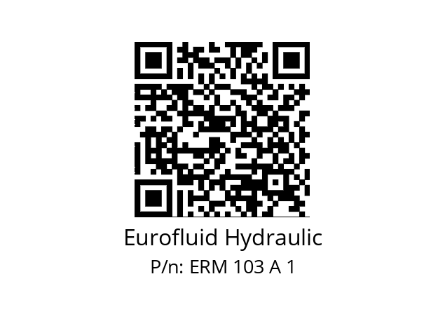   Eurofluid Hydraulic ERM 103 A 1