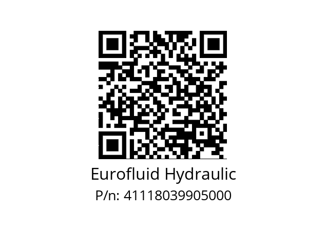   Eurofluid Hydraulic 41118039905000