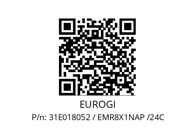   EUROGI 31E018052 / EMR8X1NAP /24C