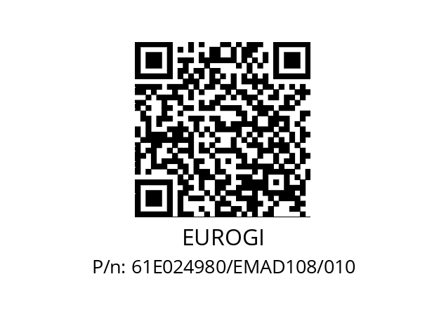   EUROGI 61E024980/EMAD108/010