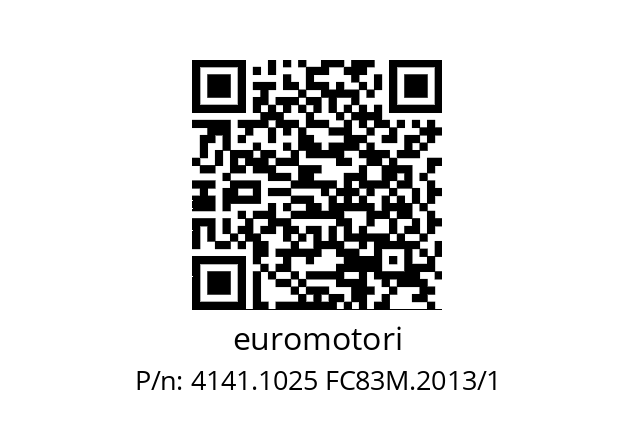   euromotori 4141.1025 FC83M.2013/1