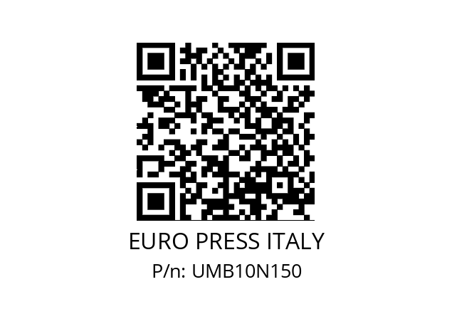   EURO PRESS ITALY UMB10N150