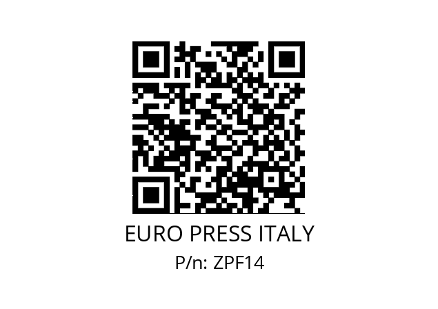   EURO PRESS ITALY ZPF14