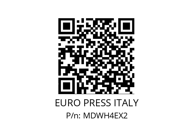   EURO PRESS ITALY MDWH4EX2