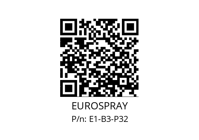   EUROSPRAY E1-B3-P32