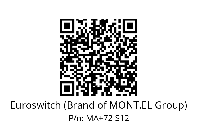   Euroswitch (Brand of MONT.EL Group) MA+72-S12