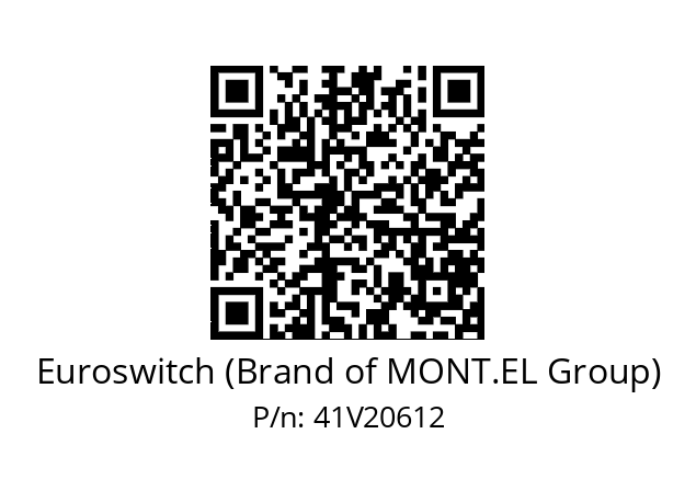   Euroswitch (Brand of MONT.EL Group) 41V20612