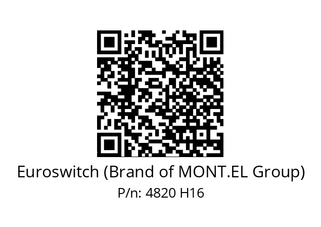   Euroswitch (Brand of MONT.EL Group) 4820 H16