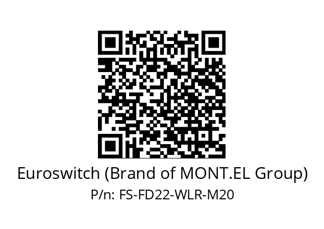   Euroswitch (Brand of MONT.EL Group) FS-FD22-WLR-M20