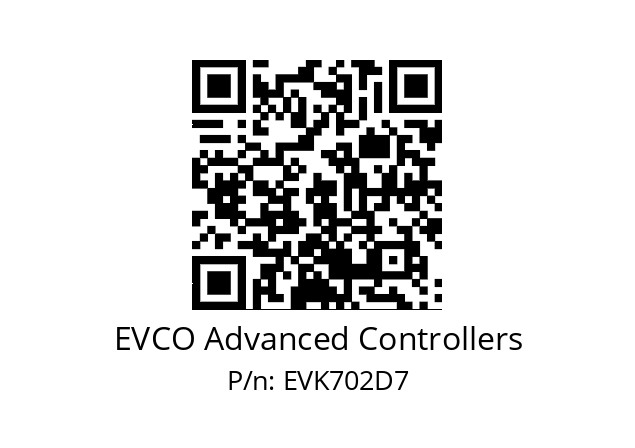   EVCO Advanced Controllers EVK702D7