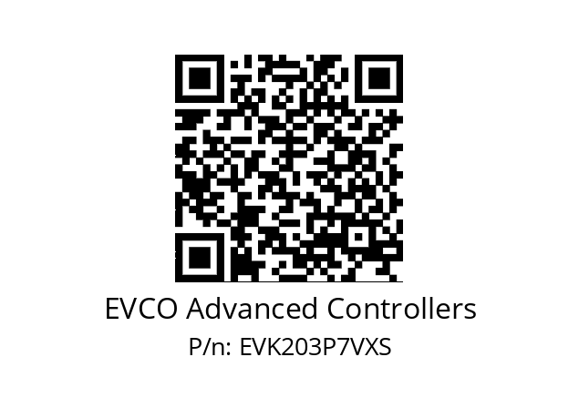   EVCO Advanced Controllers EVK203P7VXS